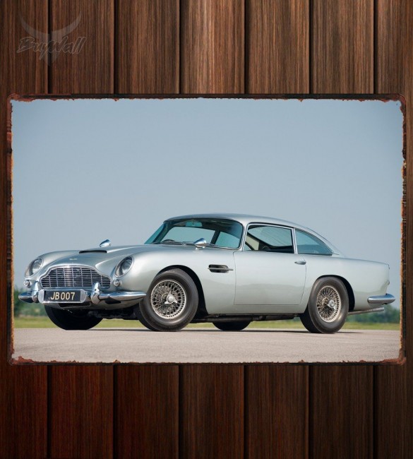 Металлическая табличка Aston Martin DB5 James Bond Edition Металлическая табличка Aston Martin DB5 James Bond Edition